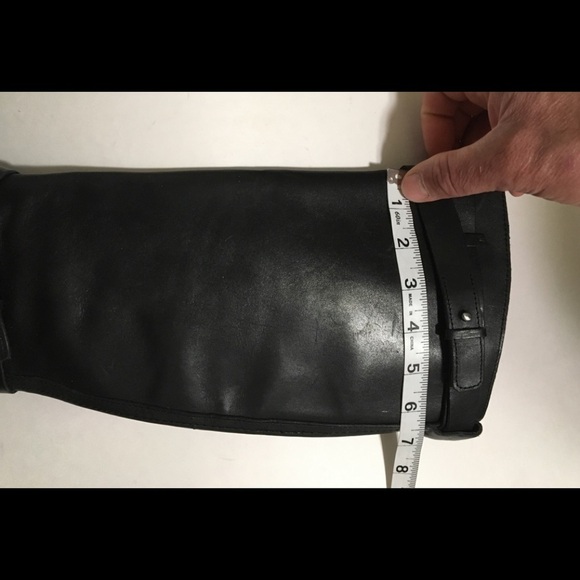 NWT Franco Sarto Canary Black Leather Riding Boot - Picture 12 of 12